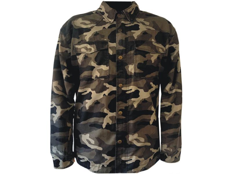 Bores Military Jack Army Shirt (mørk camouflage)