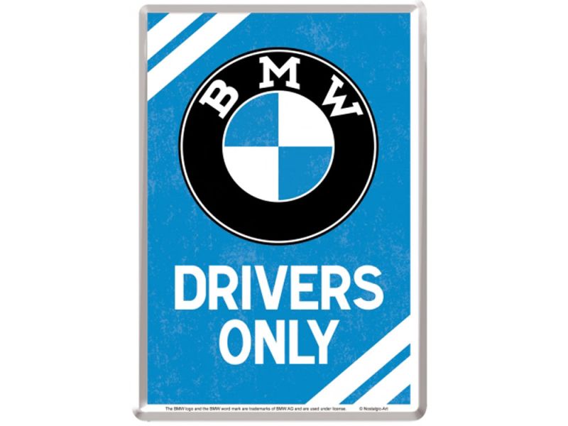 Nostalgic-Arts BMW Drivers Only postkort (10x14cm)