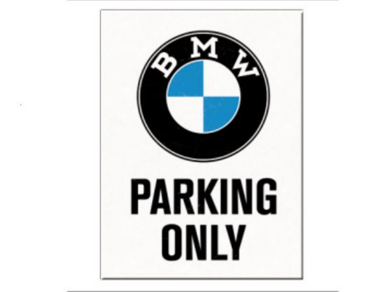 Nostalgic-Arts BMW Parking Only Magnet (6x8cm)