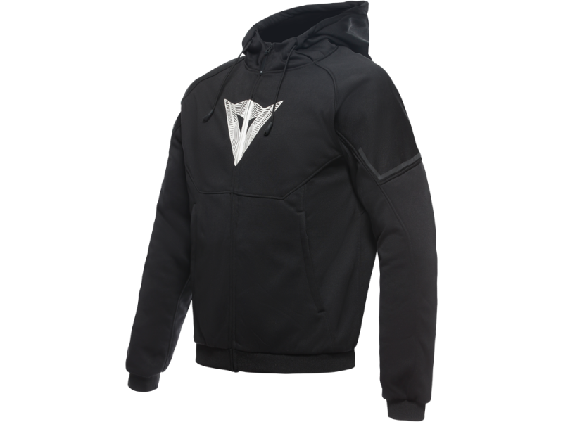 Dainese Daemon-X Safety Zip Motorrad Hoodie Herren (schwarz/weiß)