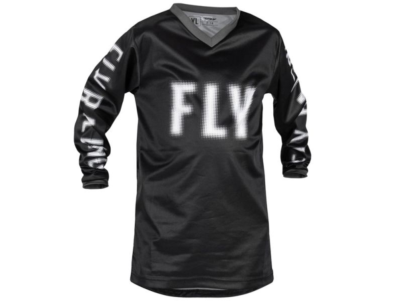 FLY Racing F-16 Cross Jersey Jugendliche (schwarz / weiß)