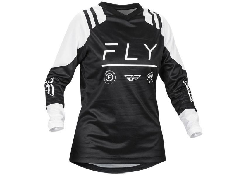 FLY Racing F-16 Cross Jersey Damen (schwarz / weiß)