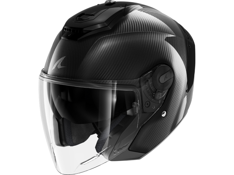 Shark RS Jet Carbon Motorradhelm (Schwarz/Carbon)
