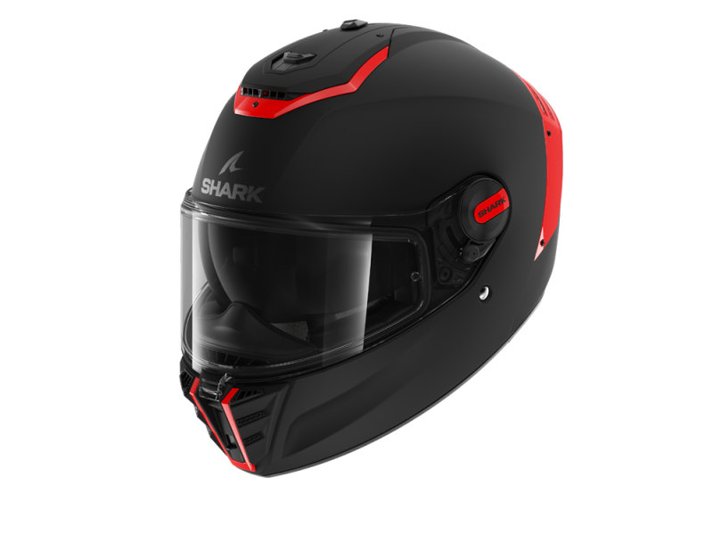 Shark Spartan RS Blank SP full-face hjelm (mat sort / rød)