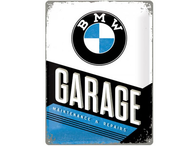 Nostalgic-Arts BMW Garage metalskilt (40x60cm)