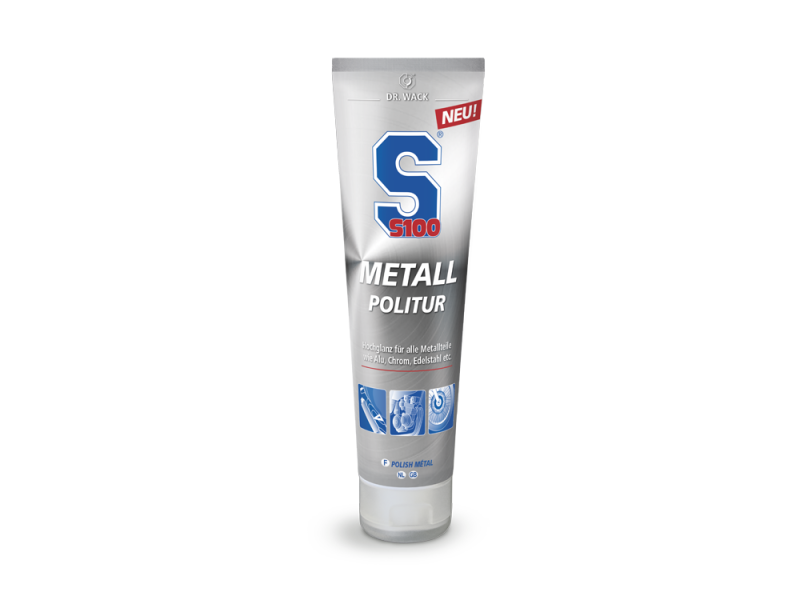 S100 Metal Polish til aluminium / krom / rustfrit stål (100 ml)