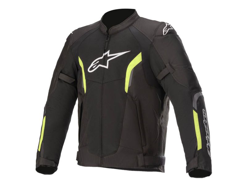 Alpinestars AST v2 Air motorcykeljakke (sort / gul)
