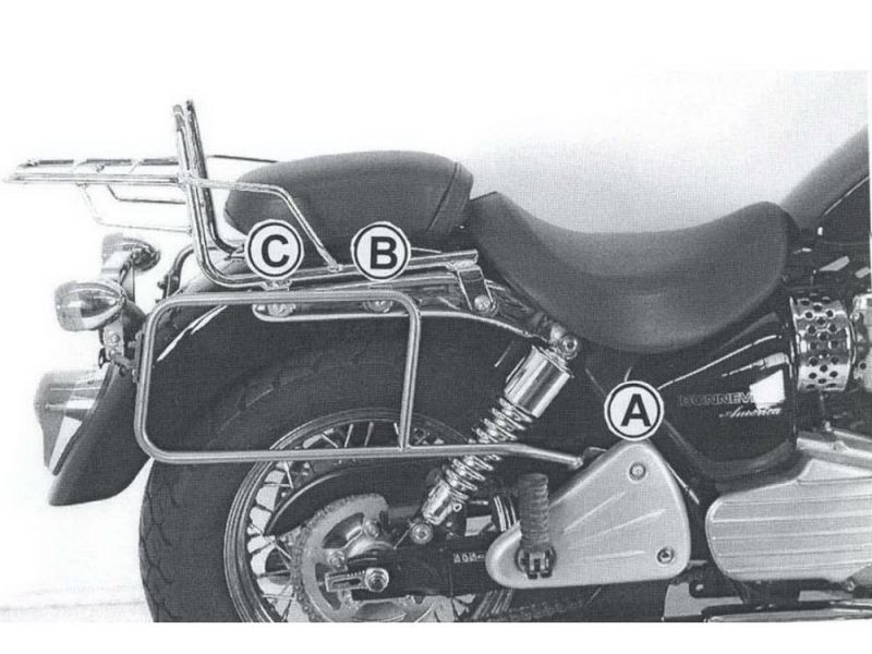 Hepco & Becker Saddlebag holder Triumph Bonneville America / Speedmaster (2002-2010)