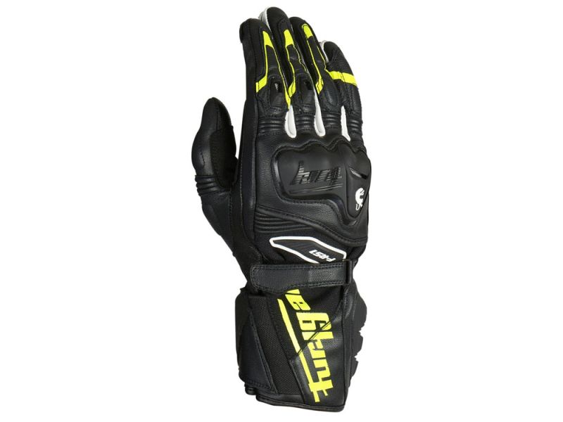 Furygan F-RS1 Motorradhandschuhe (schwarz / fluor gelb)