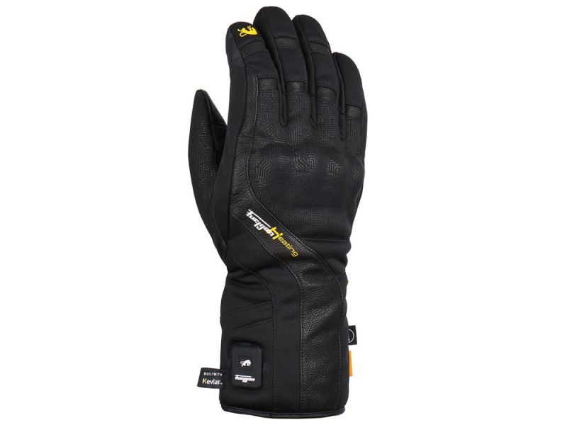 Furygan Heat X Kevlar beheizte Motorradhandschuhe (schwarz)