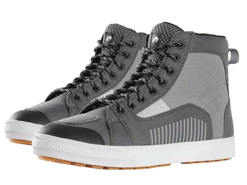 Furygan Stockton Air D30 Motorradschuhe (perlgrau / kohle)