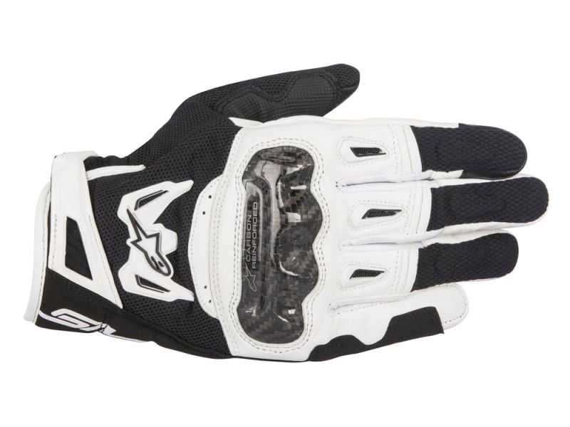 Alpinestars SMX-2 Air Carbon v2 Motorcykelhandsker (sort / hvid)
