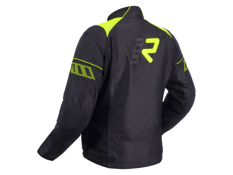 Rukka Airgobi Motorradjacke Herren (schwarz/neongelb)