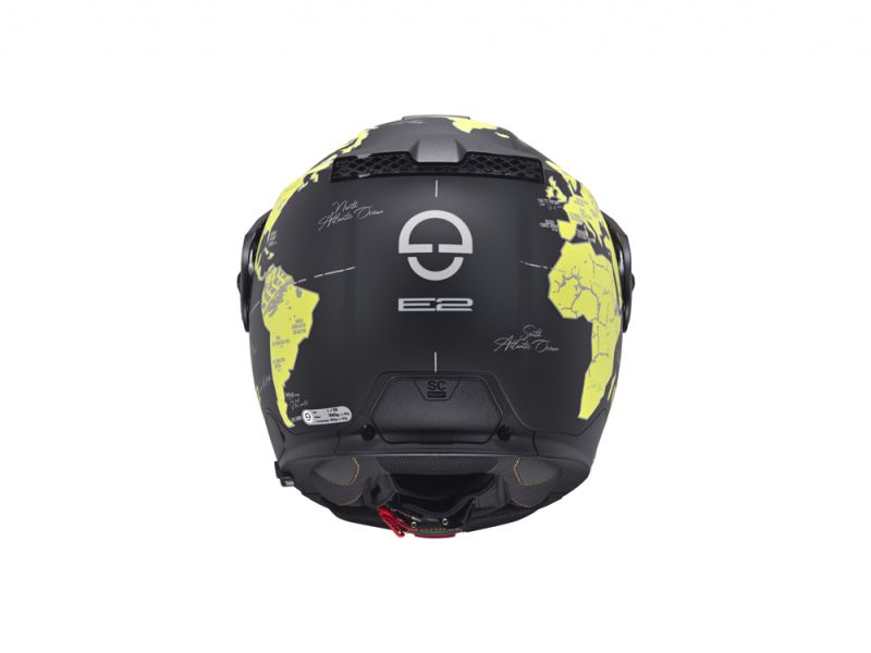 Schuberth E2 Atlas Motorradhelm (Weiß/Blau)