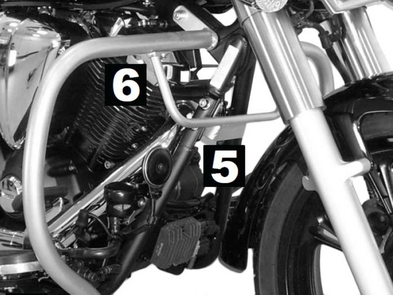 Hepco & Becker Styrtbøjle Yamaha XVS 950 A Midnight Star (krom)