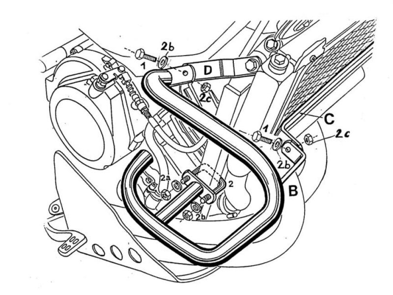 Hepco & Becker Styrtbøjle Yamaha XTZ 750 Super Ténéré (hvid)