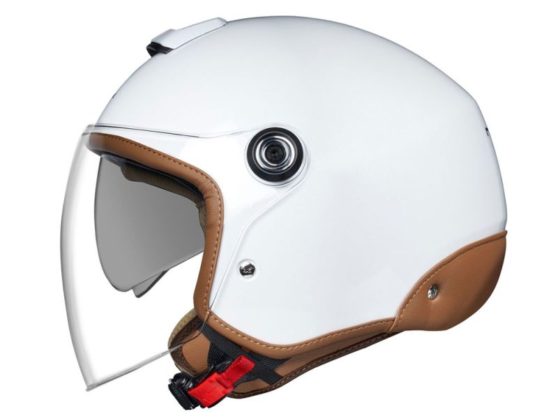 Nexx Y.10 Sunny Motorrad Jethelm mit Visier (weiß / camel)