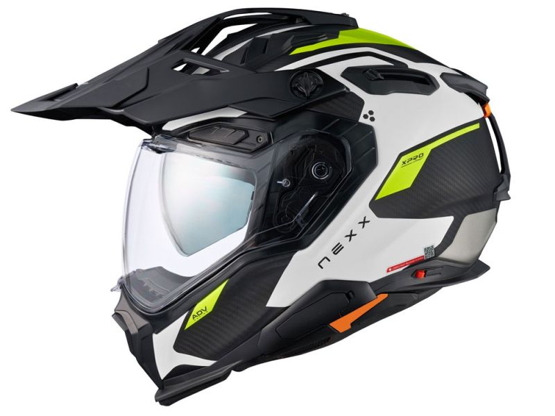 Nexx X.WED3 Keyo MT Crosshelm (weiß / neon)
