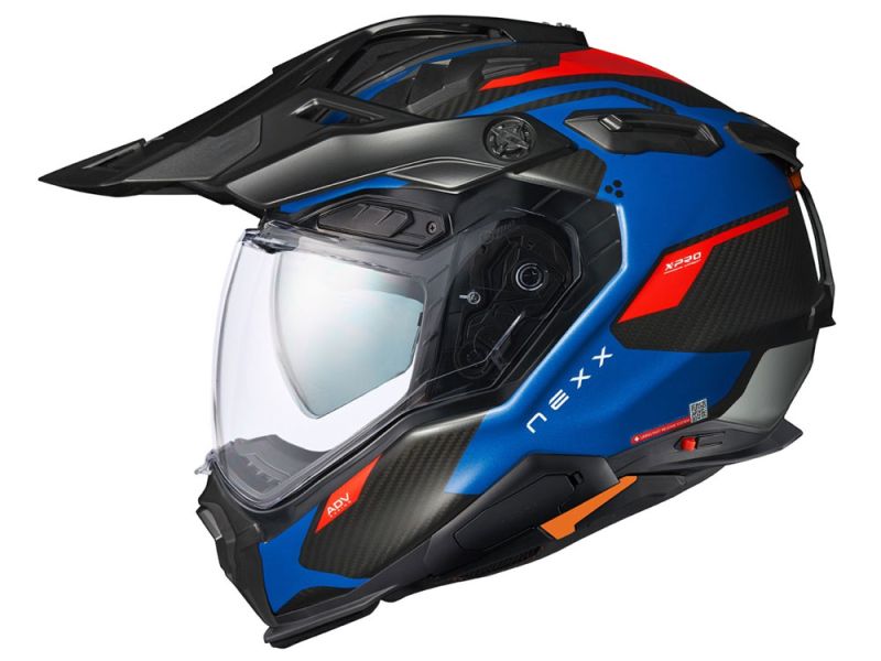 Nexx X.WED3 Keyo Crosshelm (blau / rot)