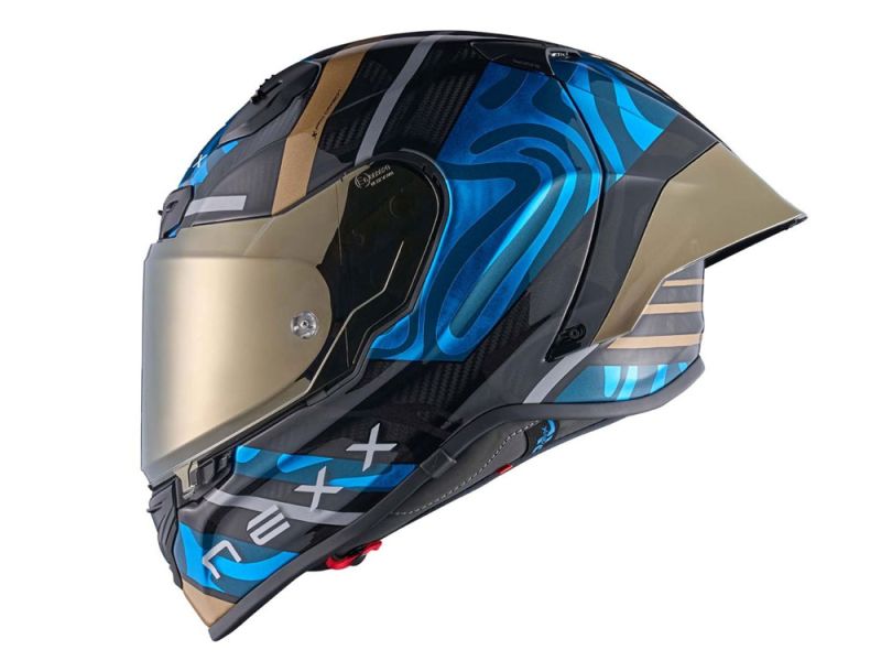 Nexx X.R3R Swirl Deep Motorrad Integralhelm (blau)