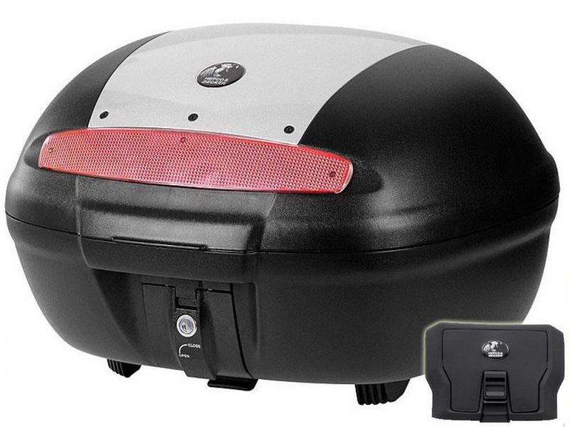 Hepco & Becker Journey TC 50 inkl. adapterplade Topcase (sølv)