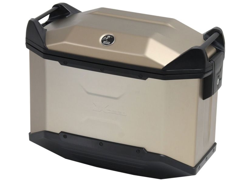 Hepco & Becker XCEED 38 Motorcykel sidetaske (titanium / venstre)