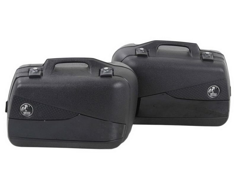 Hepco & Becker Junior Flash 30 motorcykel sidekuffertsæt til motorcykel (sort)