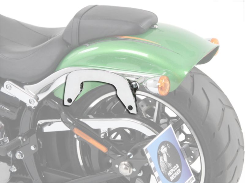 Hepco & Becker C-Bow saddlebag holder Harley Davidson Softail Breakout (krom)