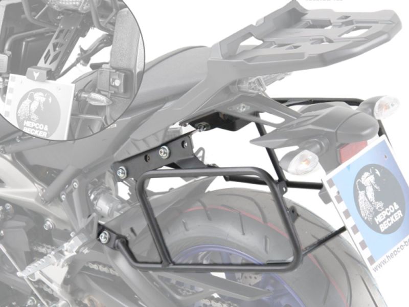 Hepco & Becker Lock-it bagagebærer Yamaha MT-09 (2013-2015 antracit) til OE bro