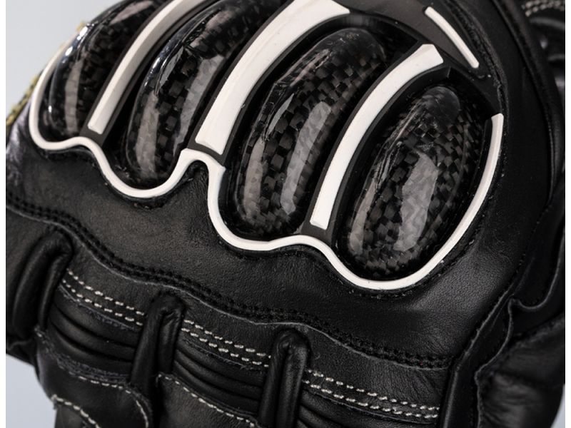 RST TracTech Evo 4 Motorradhandschuhe (Schwarz/Weiß)