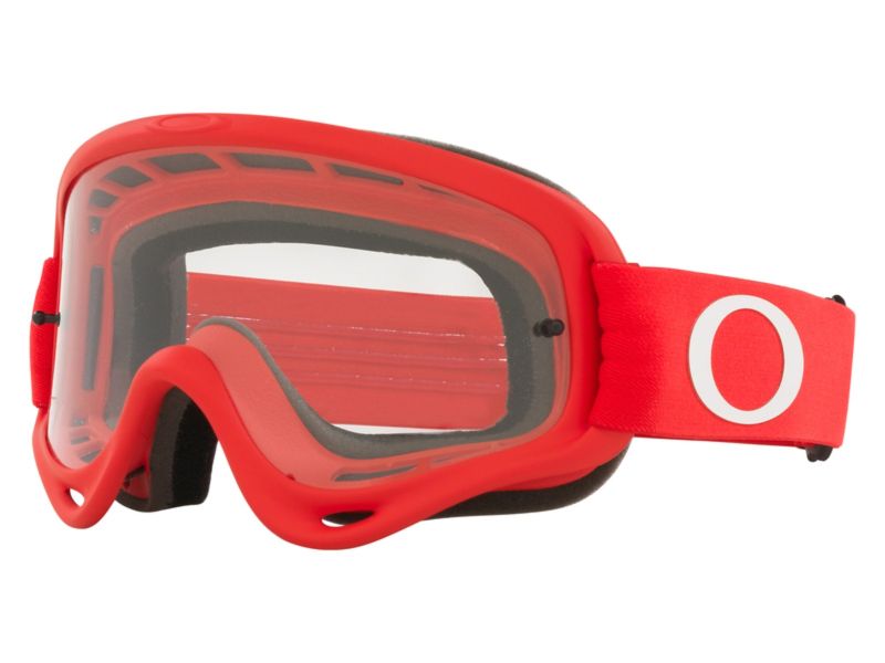 Oakley O-Frame motorcykelbriller (klar | rød)