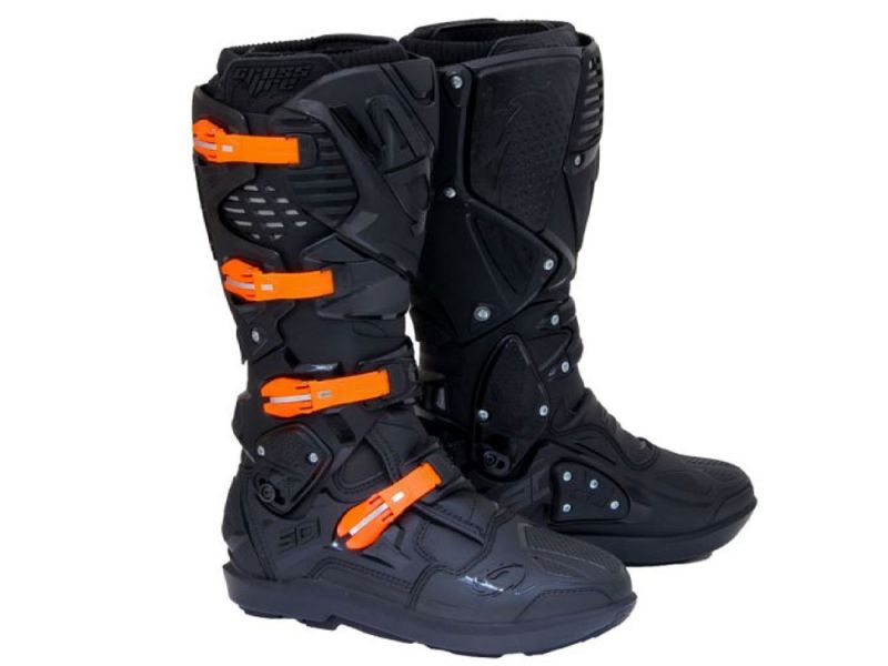 Sidi Crossfire 3 SRS Motorradstiefel (schwarz / orange)