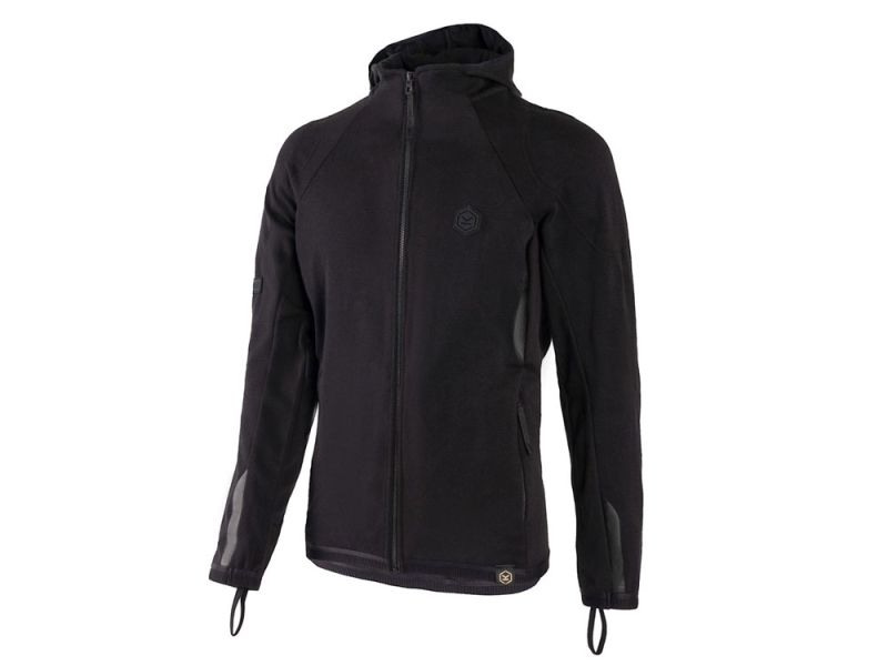 KnoxShield Track Zip Hoody Protektorenjacke Herren (schwarz)