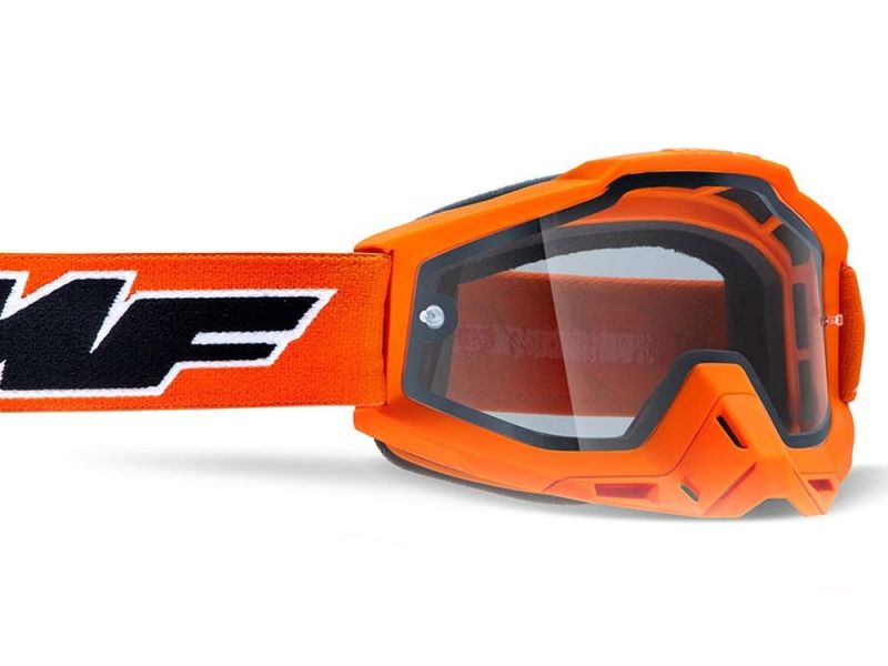 FMF Powerbomb Enduro Crossbrille (orange | klar)