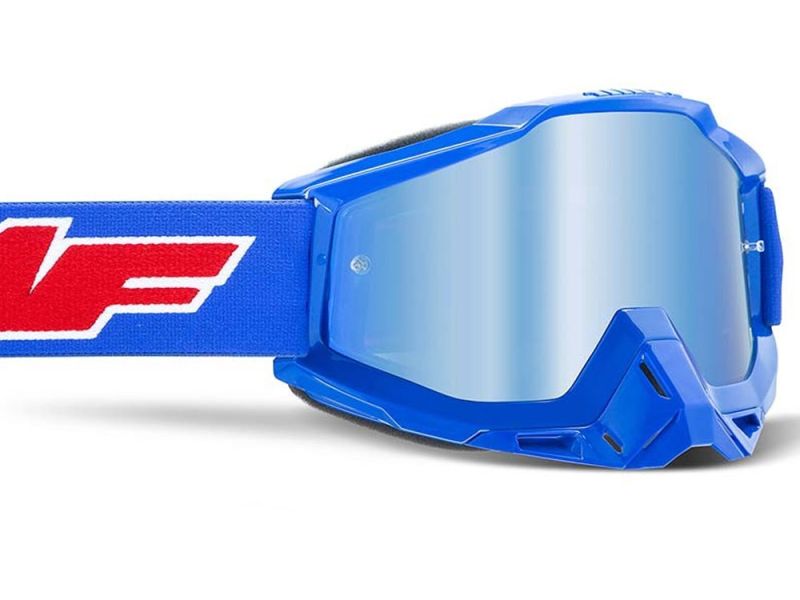 FMF Powerbomb Rocket Crossbrille (blau | blau verspiegelt)