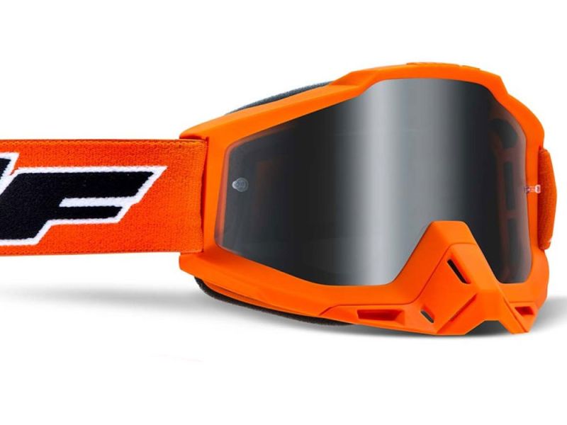 FMF Powerbomb Rocket Crossbrille (orange | silber verspiegelt)