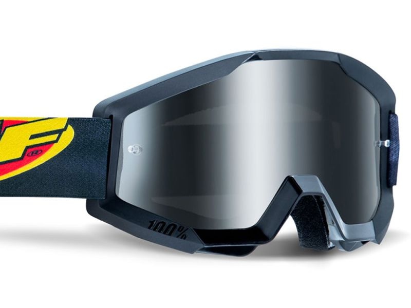 FMF Powercore Core Crossbrille Jugendliche (schwarz | verspiegelt)