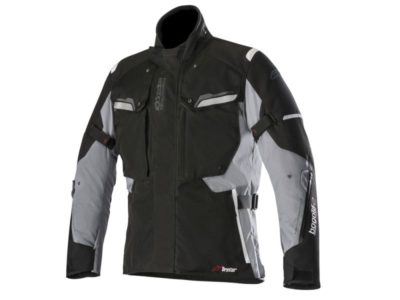 Alpinestars Bogota V2 Drystar motorcykeljakke (sort / grå)