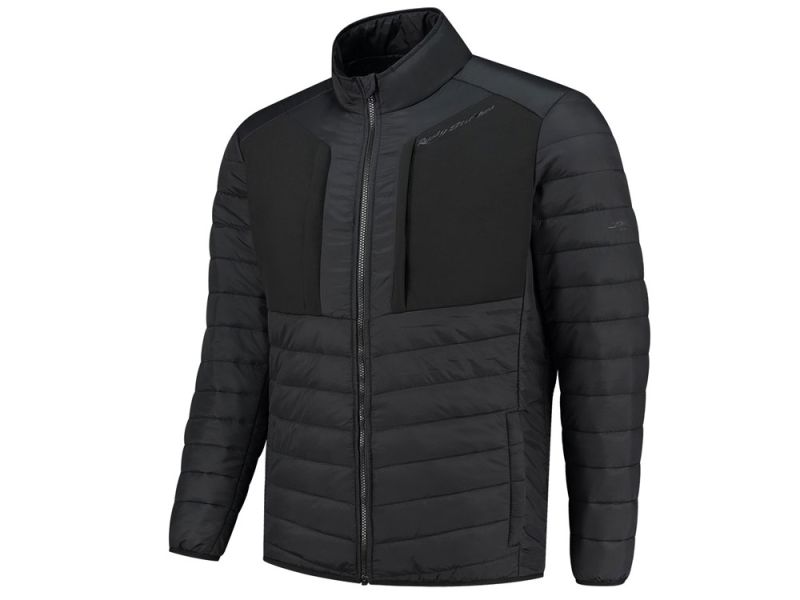 Rusty Stitches Thomson Midlayer Motorradjacke Herren (schwarz)