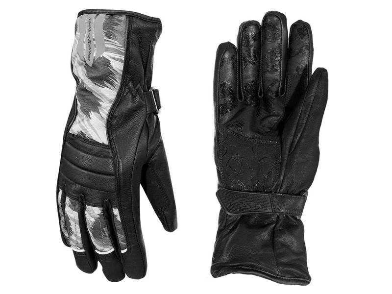 Rusty Stitches Bianca Motorradhandschuhe Damen (black panther)
