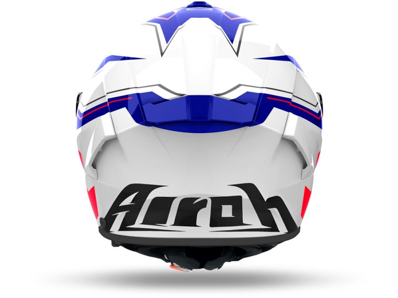 Airoh Spark 2 Dart Motorradhelm (Weiß/Blau/Rot)