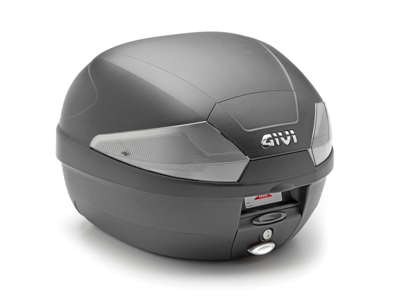 Givi B29 TECH - Monolock Topcase mit Platte (schwarz/transaprent)