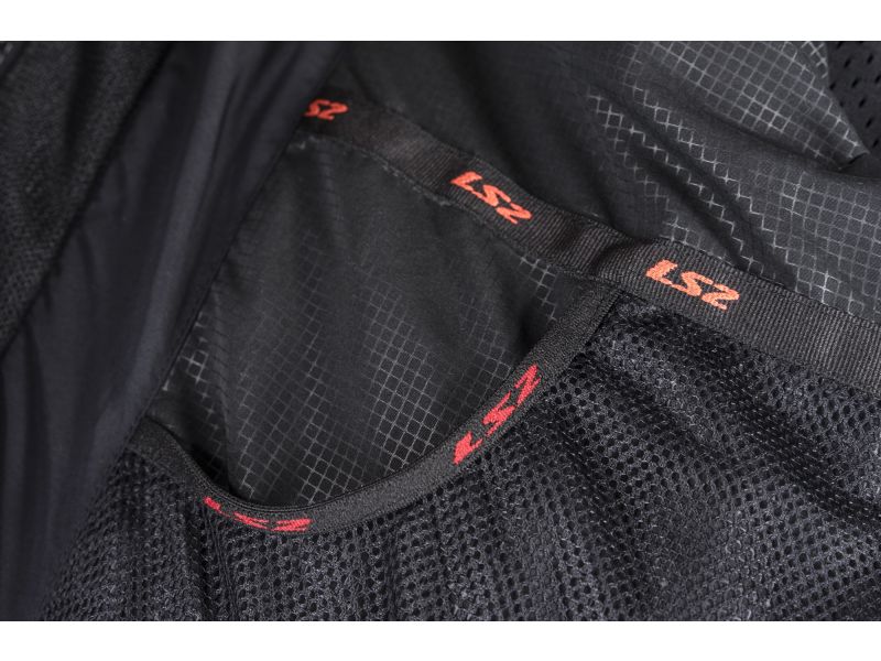 LS2 Bullet Motorradjacke Damen (Schwarz)