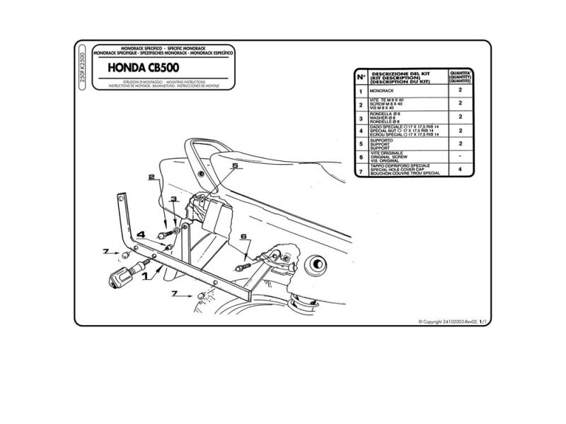 Hepco & Becker Styrtbøjle Honda CBX 1000 (1978-1979)