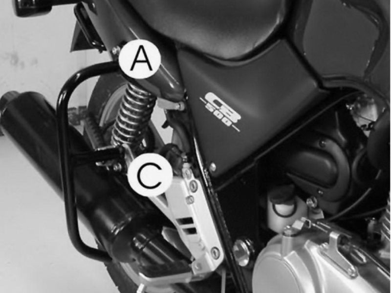 Hepco & Becker Bagskærm Honda CB 500 / S