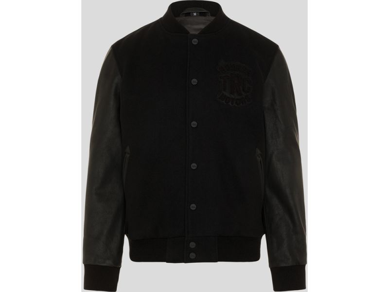 Rokker College Jacket Black Motorradjacke (Schwarz)