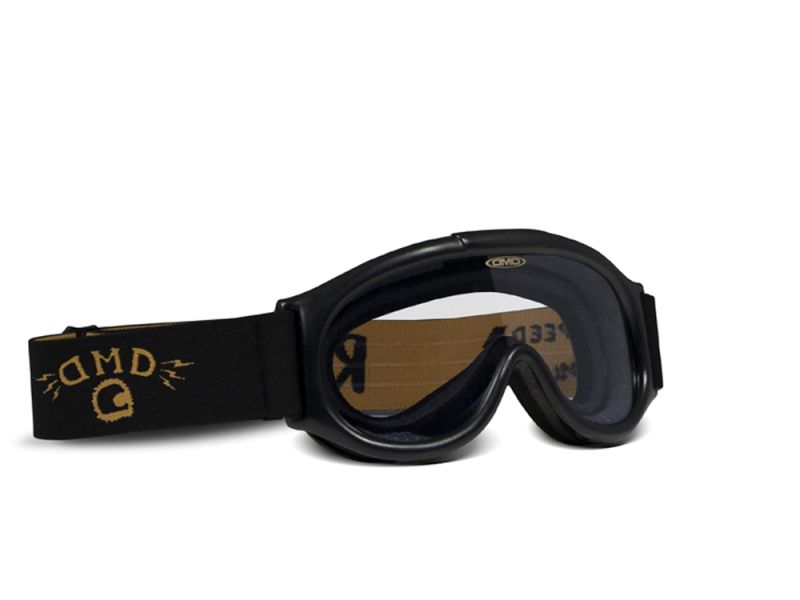 DMD Ghost motorcykelbriller (sort / gennemsigtig)