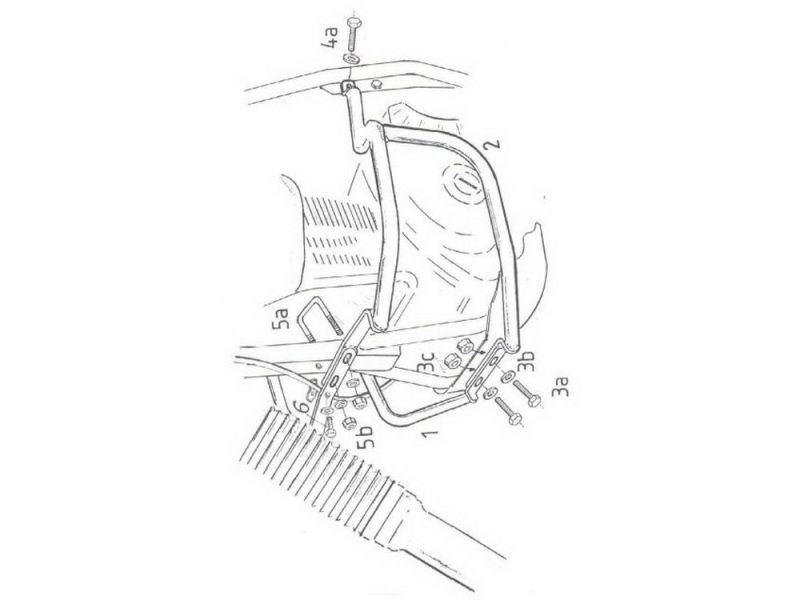 Hepco & Becker Stødbøjle Suzuki DR 650 RS (sort 1990-)