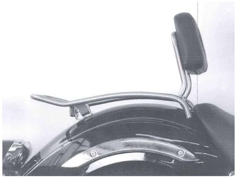 Hepco & Becker Solorack med ryglæn Yamaha XVS 125 / 250 DragStar (2001-2004)