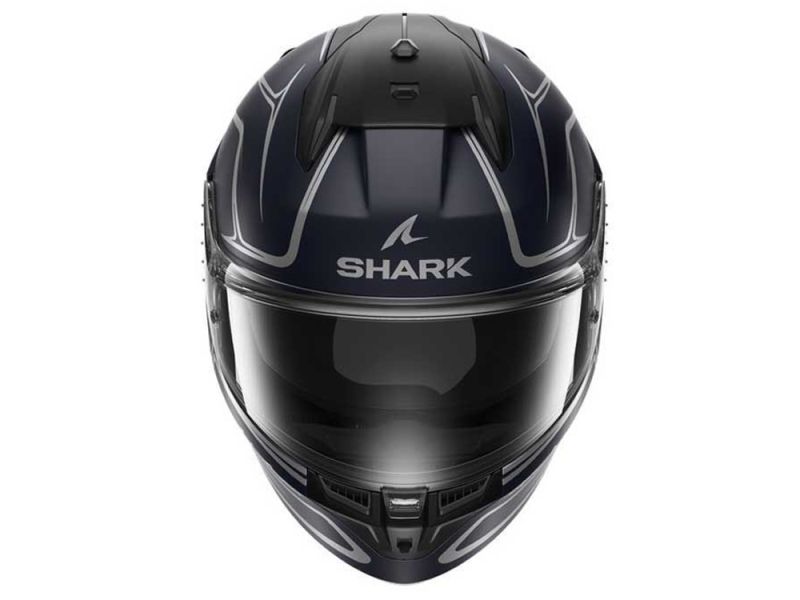 Shark D-Skwal 3 Drone Matt Integralhelm (dunkelblau/silber)